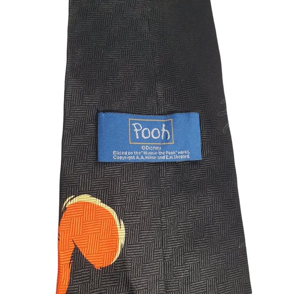 Pooh Disney Mens Necktie Accessory Novelty Tigger Eeyore Cartoon Movie - Picture 5 of 5